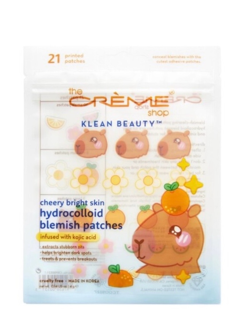 (21) patches Cheery Bright Skin Hydrocolloid Blemish Patches